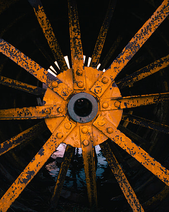 Miscellanea, Miscellaneous, Metal, Wheel, Metallic, Rust HD phone wallpaper