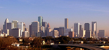 Houston Skyline, Reopening businesses, Baylor guidelines, Houston news HD wallpaper