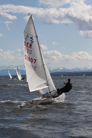 International boat class 420, Sailing HD phone wallpaper