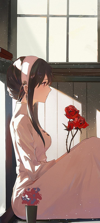 Yor white side, spyxfamily, tap-for-second-part, anime HD phone wallpaper