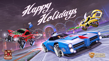 Psyonix Rocket League Happy Holidays, rocket-league, cars, games, 2017-games HD wallpaper