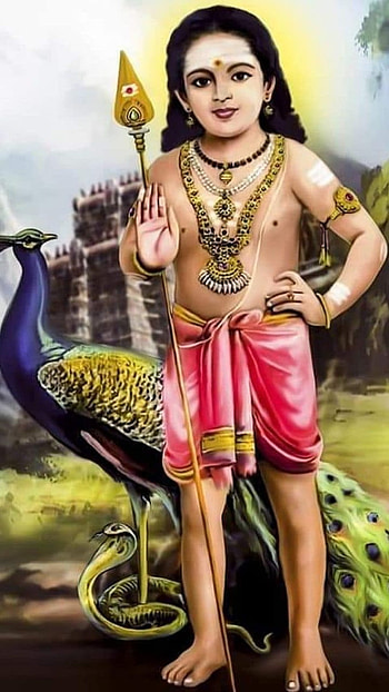 Murugan , Beautiful, Painting HD phone wallpaper