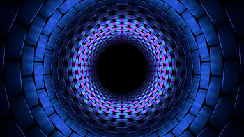 3D, Plexus, Tunnel, Rendering HD wallpaper