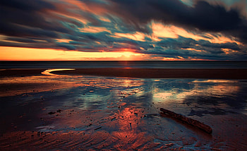 * SUNSET *, SUNSET, SKY, NATURE, OCEAN HD wallpaper