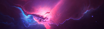 Sci Fi - Nebula Space Blue Pink Red Cosmos HD wallpaper