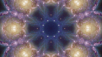 Abstract - Pattern Abstract Artistic Digital Mandala Manipulation Space HD wallpaper