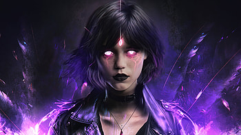 Jenna Ortega As Raven, artist, artwork, digital-art, artstation HD wallpaper