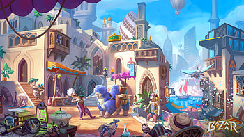 The Bazaar: A Stunning Video Game Adventure, video game HD wallpaper