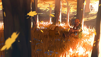 Tears of the Kingdom – Zelda’s Golden Forest Sanctuary, video game, The Legend of Zelda: Tears of the Kingdom HD wallpaper