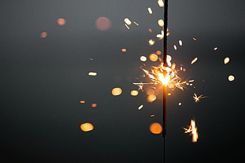 Holidays, Glare, Sparks, Glow, Bengal Lights, Sparklers HD wallpaper