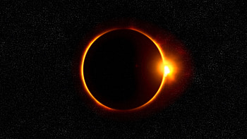 Universe, Sun, Moon, Shine, Rays, Beams, Brilliance, Eclipse HD wallpaper