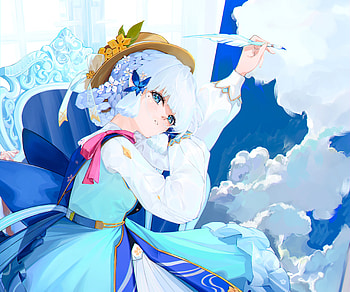 Kamisato Ayaka, Kamisato Ayaka (Genshin Impact), video game, Genshin Impact HD wallpaper