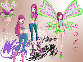 Roxy Winx Club, fairy, winx, enchantix, season, four, club, roxy HD wallpaper