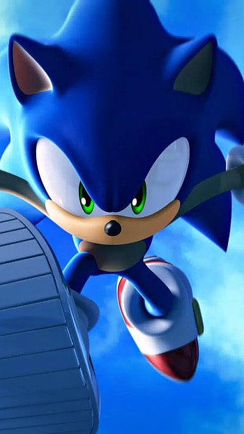 Sonic, Blue Smoke, Background HD phone wallpaper