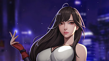 Do Not Mess With Tifa , tifa-lockhart, games, artist, artwork, digital-art, deviantart HD wallpaper