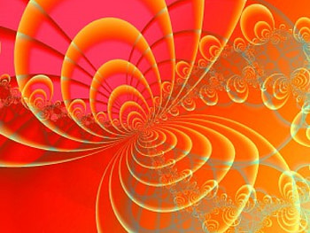 Swirls, orange and yellow, abstract HD wallpaper