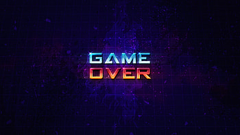 Game Over Typography Art , game-over, typography HD wallpaper