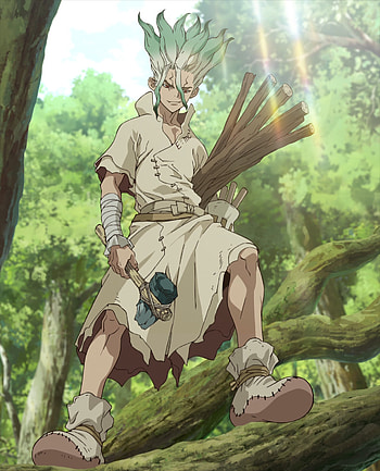 Dr. Stone anime, Senku Ishigami , Top backgrounds HD phone wallpaper