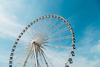 Sky, Miscellanea, Miscellaneous, Ferris Wheel, Attraction HD wallpaper