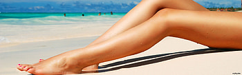Feet, Legs, Women, Beach HD wallpaper
