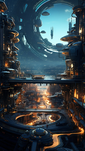 Cyberpunk Cityscape, futuristic, Sci Fi, cyberpunk HD phone wallpaper