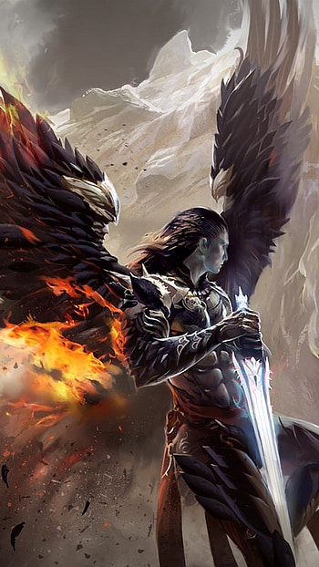 Warriors, Angel Battle HD phone wallpaper