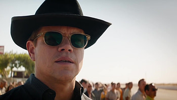 Ford v Ferrari, Sunglasses, Matt Damon, Movie wardrobe HD wallpaper