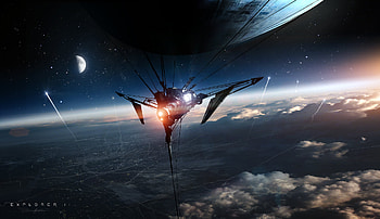 Ship, Sci Fi, Space, Planet, Spaceship HD wallpaper