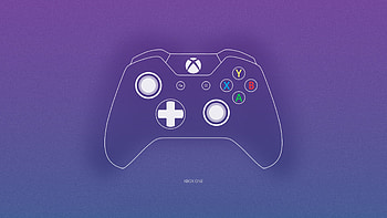 Xbox console, Gaming device, Purple , Vibrant colors HD wallpaper