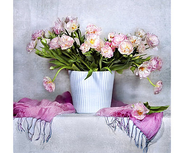 still life, vase, nature, flowers HD wallpaper
