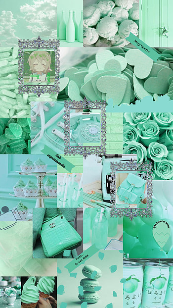 Aesthetic, verde pastel, aguamarina HD phone wallpaper