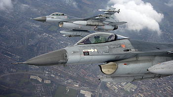 military, Military Aircraft, Jet Fighter, Royal Netherlands Air Force, General Dynamics F 16 Fighting Falcon / and Mobile Backgrounds HD wallpaper