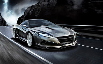 Chase Me, honda, power, abstract, 3d, cars, cool, speed HD wallpaper