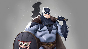 Batman Bat Hammer, batman, superheroes, portrait, artwork HD wallpaper