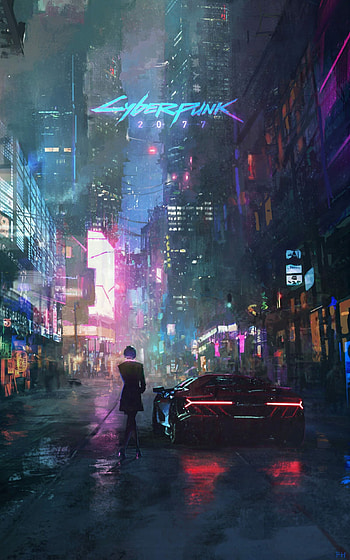 Cyberpunk 2077 , Neon futurism, Dark night aesthetic HD phone wallpaper