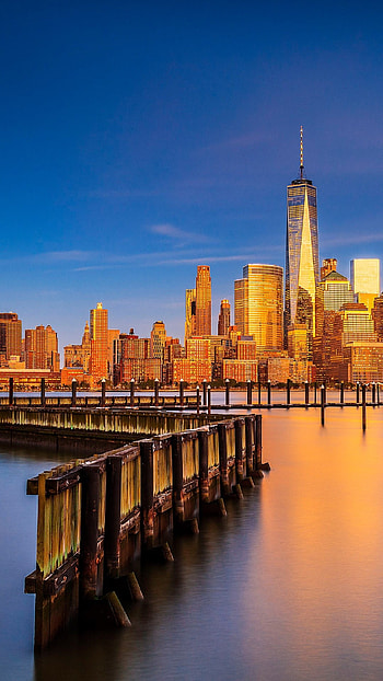 Lower Manhattan skyline, dom Tower, USA HD phone wallpaper