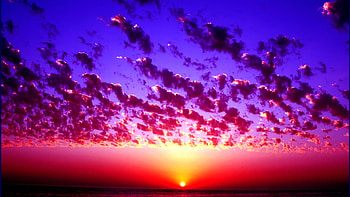 Sunset, summer, sky, cloud HD wallpaper