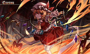 Flandre Scarlet, Flandre Scarlet, Anime, Touhou HD wallpaper
