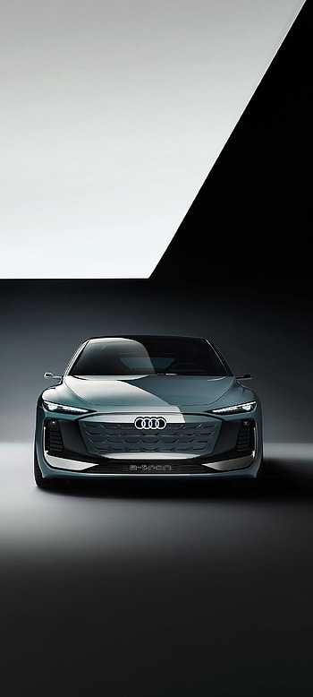 electric car, vehicle, Audi A6 E-Tron HD phone wallpaper
