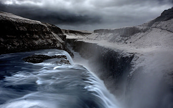 Gullfoss Waterfall, Iceland , , mobile tablet HD wallpaper