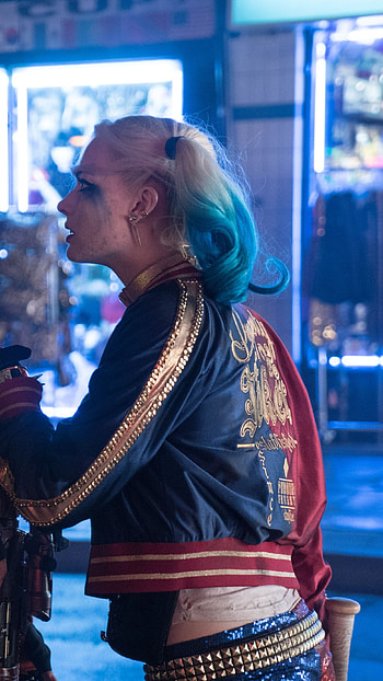 Sucide squad, headshot, harley quinn, hollywood movie HD phone wallpaper
