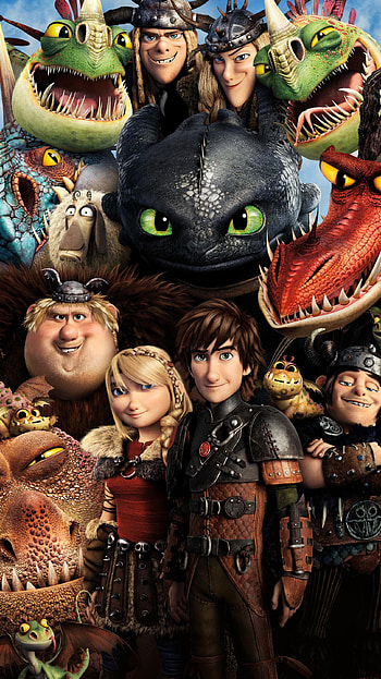 How to Train Your Dragon 2 (2022) movie HD phone wallpaper