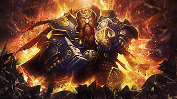 Dwarf, World of Warcraft, Hearthstone, Magni Bronzebeard HD wallpaper