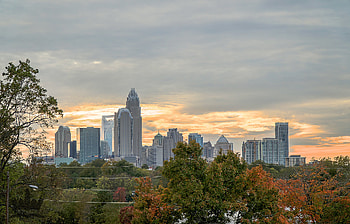 Charlotte skyline, NoDa neighborhood, R graphy, Charlotte stories HD wallpaper