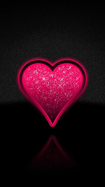Heart, Pink heart , Symbol of love, Romantic visuals HD phone wallpaper