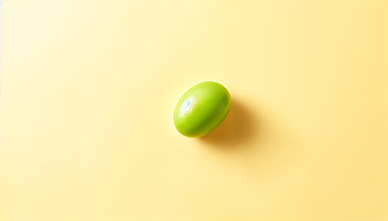 Vibrant Lentil on Yellow - Ultra, lentil, minimalist, yellow HD wallpaper