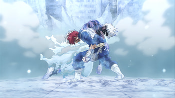 Shoto Todoroki VS Dabi, Anime, My Hero Academia, Shoto Todoroki, Dabi (Boku No Hero Academia) HD wallpaper