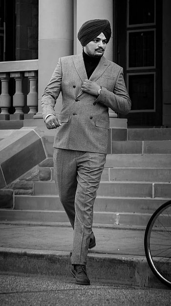 Sidhu Moose Wala, Black And White, hoot HD phone wallpaper