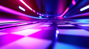 Neon Purple Abstract, Abstract, neon, purple, abstract purple HD wallpaper