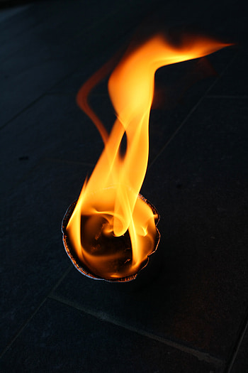 Fire, Dark, Flame, To Burn, Burn HD phone wallpaper